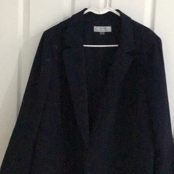 2 pc navy suit. Lined jacket - Picture 2 of 5